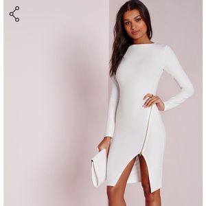 White long sleeve dress