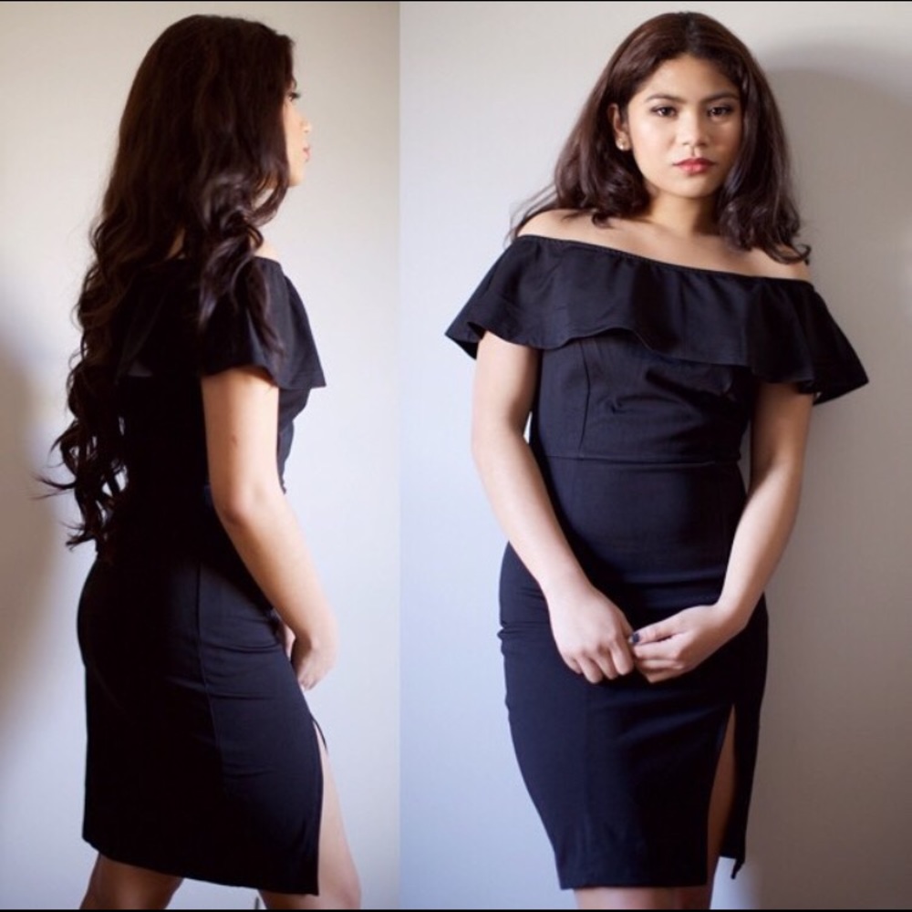 Off the shoulder dress