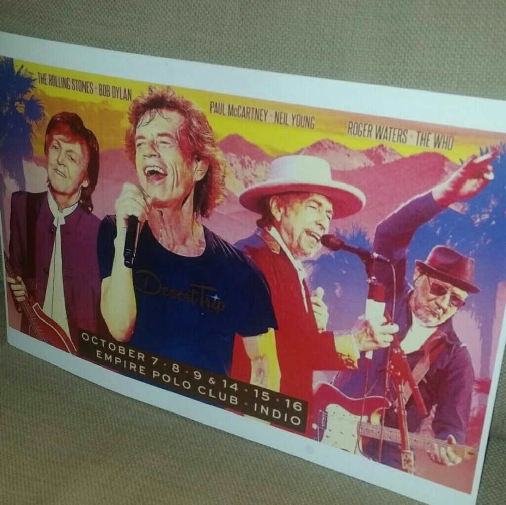 New Desert Trip 2016 Coachella Poster - Picture 2 of 2