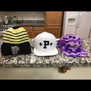 Pink Dolphin 5 Panel Buckle Hat