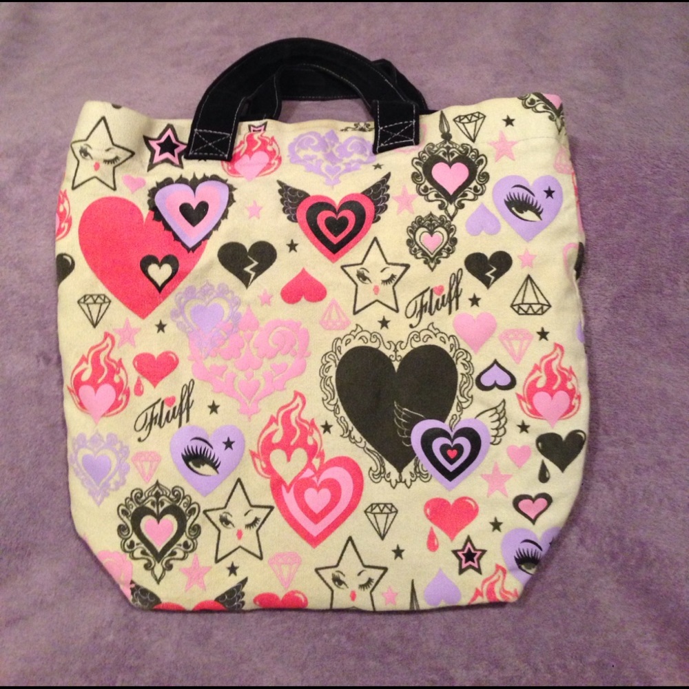 Cute Canvas bucket Tote bag