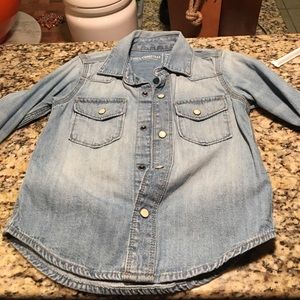 Unisex gap denim shirt