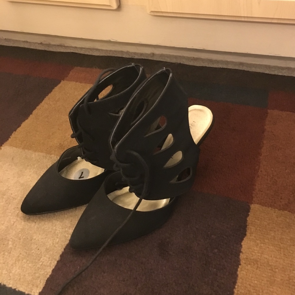 Strappy heels