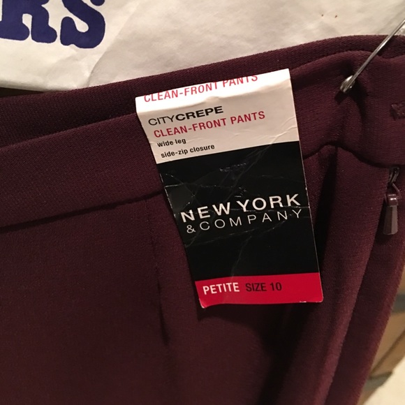 New York & Company Pants & Jumpsuits Maroon Dress Pants Poshmark