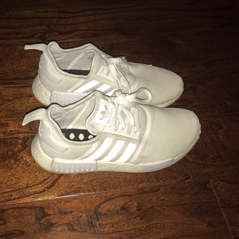 Adidas NMDs all white