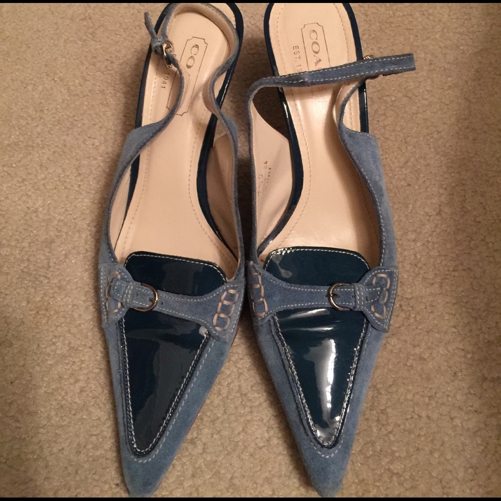 Coach kitten heels