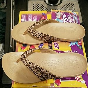 Croc sandals