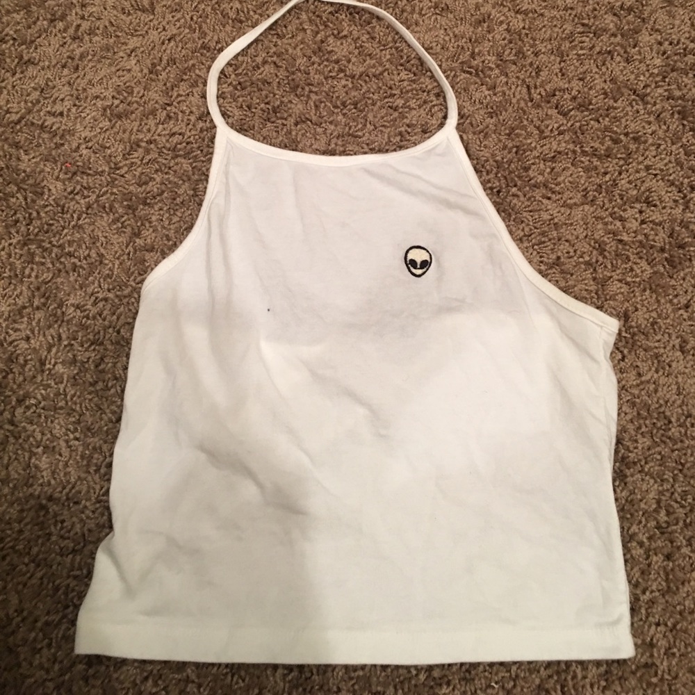 Brandy Melville halter alien top