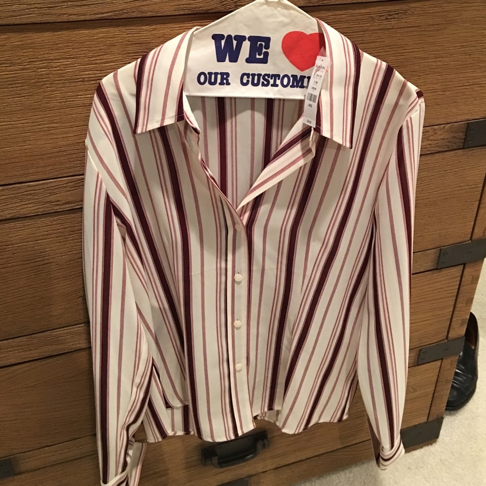 White and Maroon shirt
