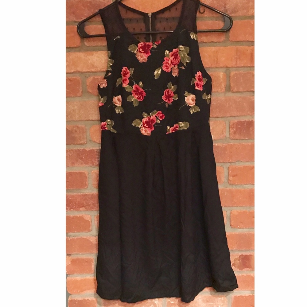 Black Floral Dress