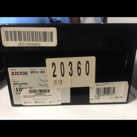Giorgio Armani men luxury shoe size 10.5 ?? main image 5