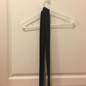 ASOS skinny black scarf.