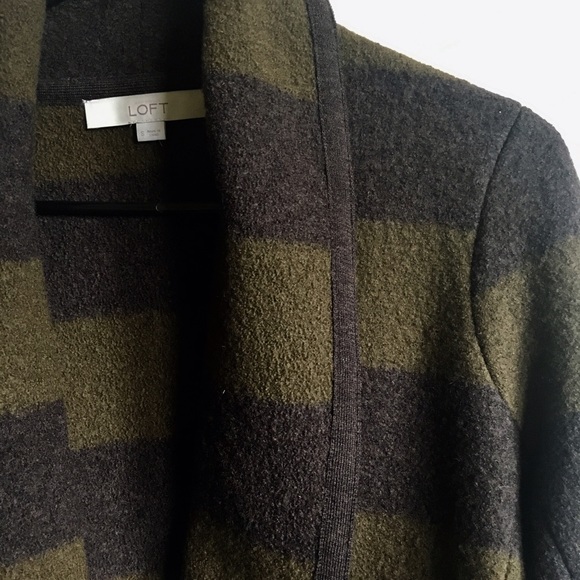 Super cute LOFT open wool blazer - Picture 3 of 4