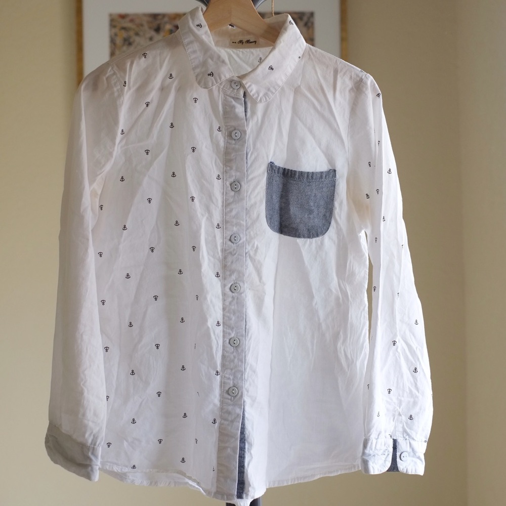 Anchor print shirt