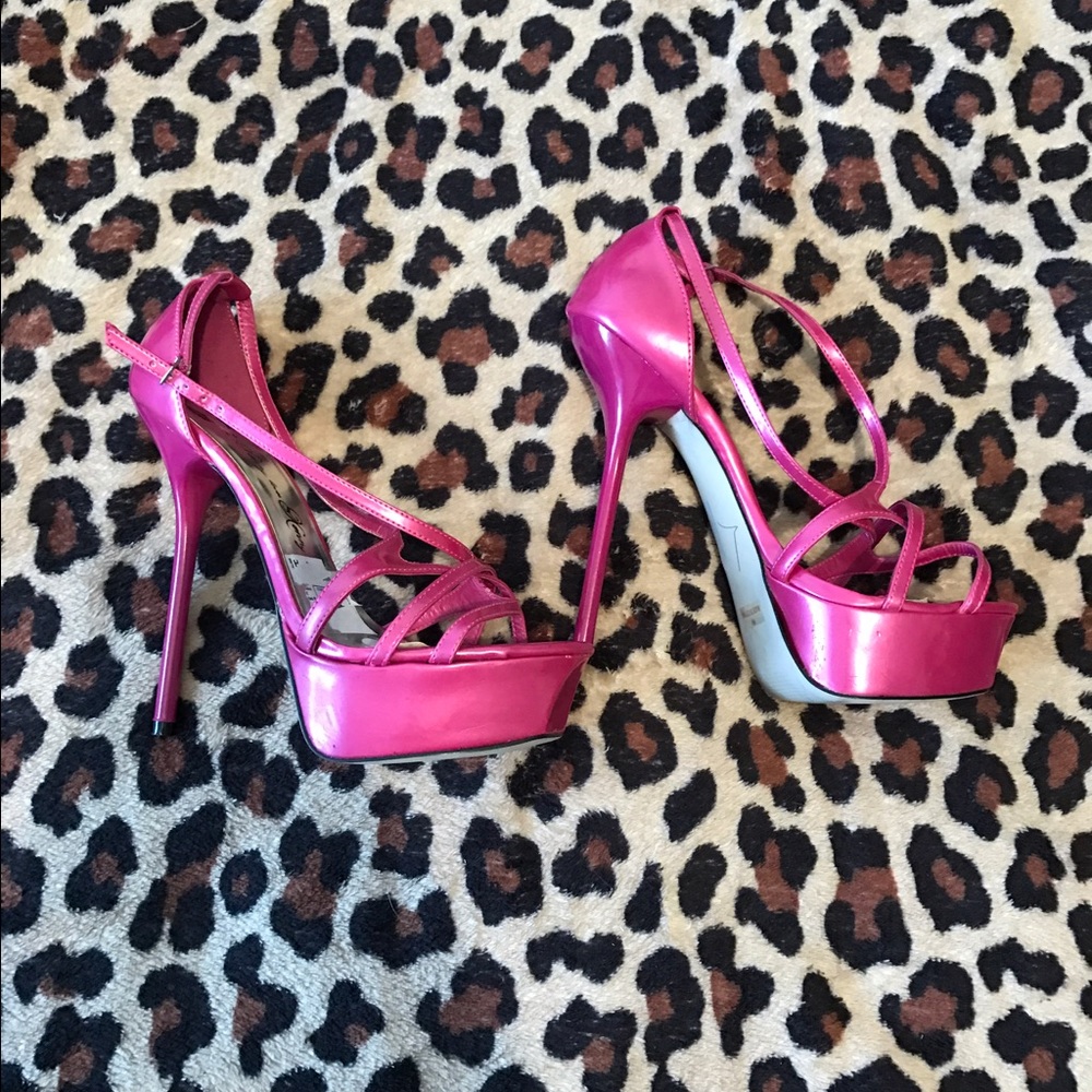 Pink Penny Loves Kenny Heels