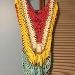 Super beautiful sweater full of color!