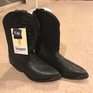 Cowgirl boots- black leather