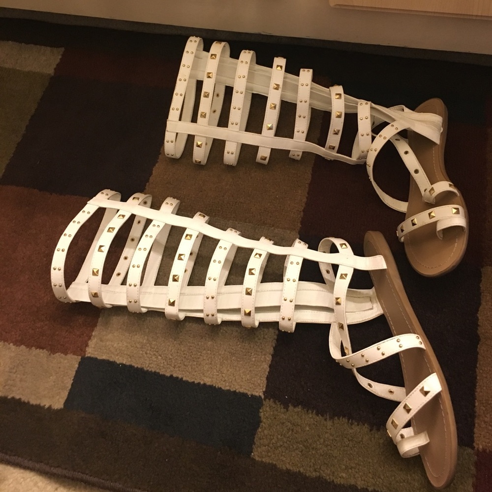 Gladiator zip up sandles