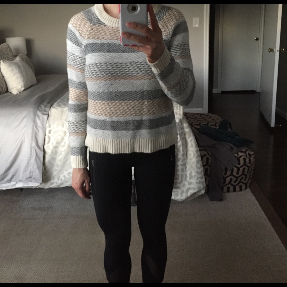 Striped Target sweater.