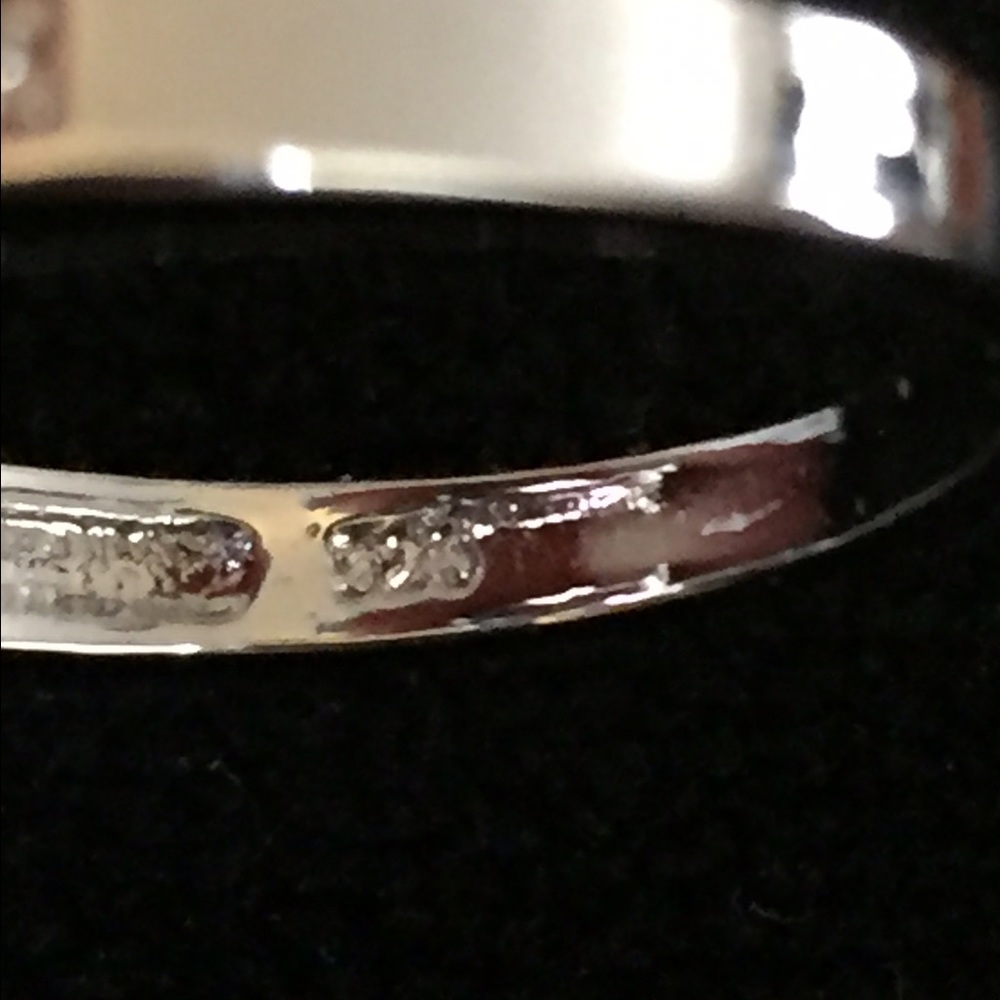 🟢 5/45 Princess Cut Silver 925 Light Pink Ring - Picture 6 of 8