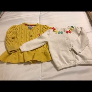 2 infant girl sweaters - Ralph Lauren & Gymboree
