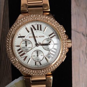 Michael Kors Women's Camille Rose Gold Watch