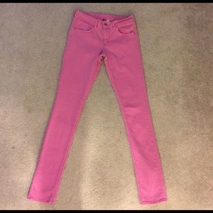 H&M Bubblegum Pink Skinny Jeans