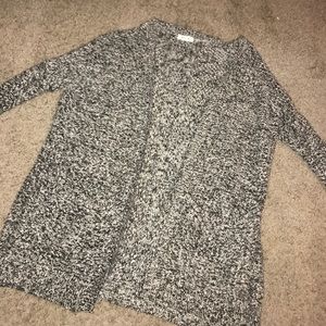 Grey Black and white cardigan, Size M-L