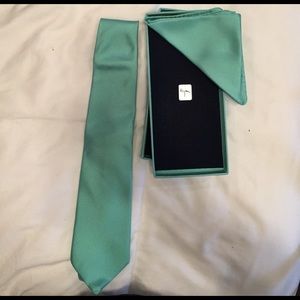 Teal Bijan Tie