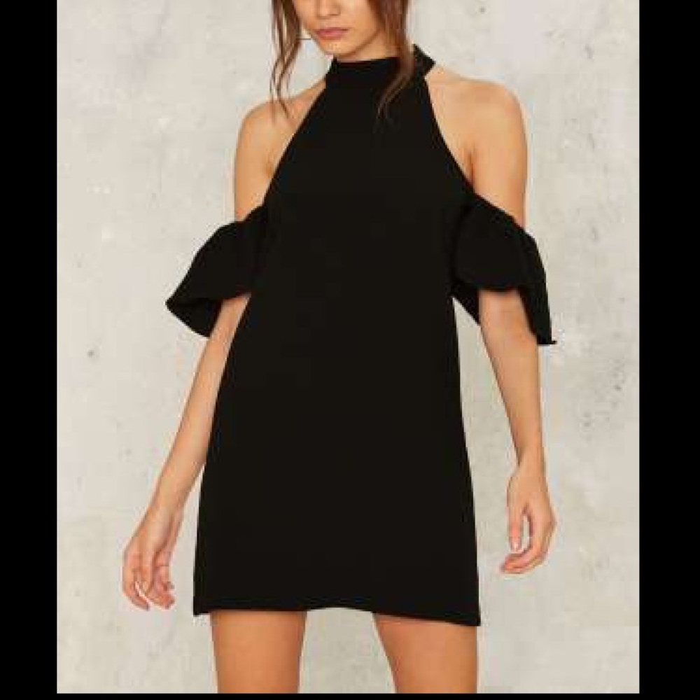 Cold Shoulder Mini Dress