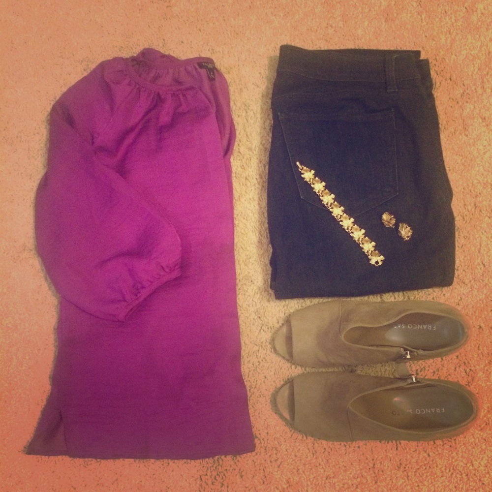 Talbots | Sophisticated Peasant Tunic