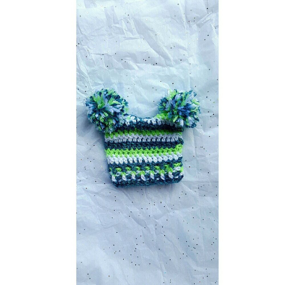 Seattle Seahawks Baby Pom Pom Beanie