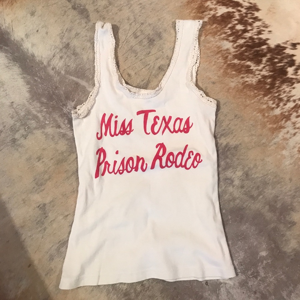 Sold! Bandit Brand Tank "Miss Texas Prison Rodeo"