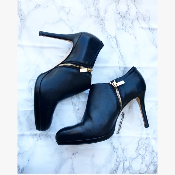 LK Bennett Shoes - LK Bennett Doris Leather Booties