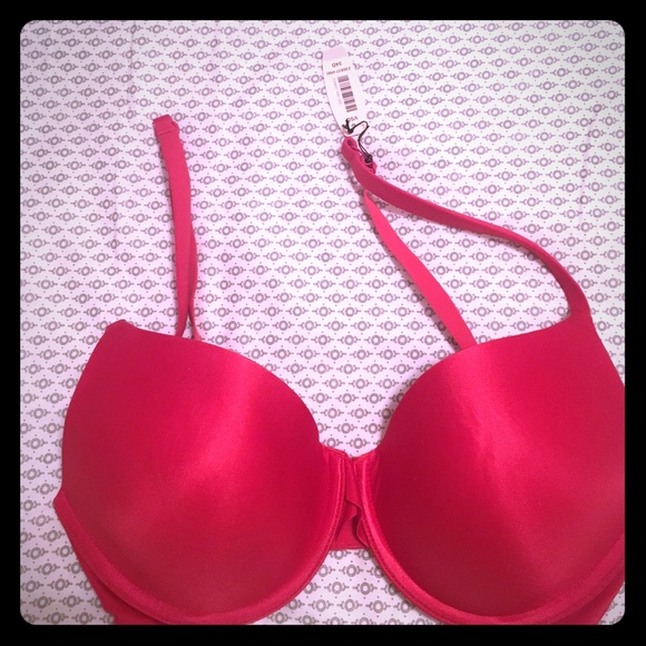 Red Perfect One Full Coverage Bra Victoria Secret - Picture 1 of 3