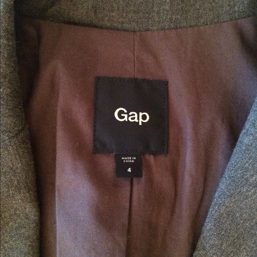 Gap Dark Gray Blazer - image 2