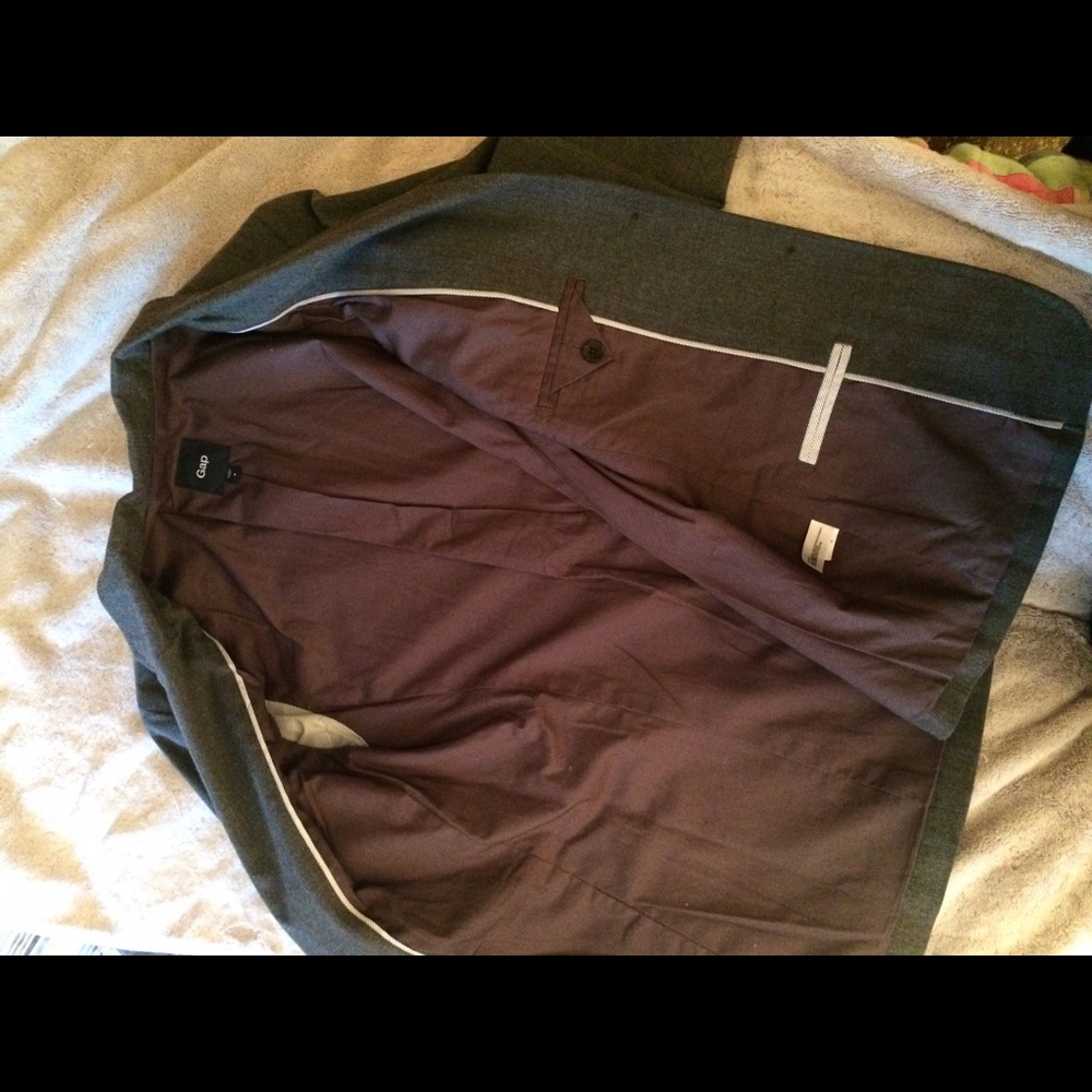Gap Dark Gray Blazer - image 3