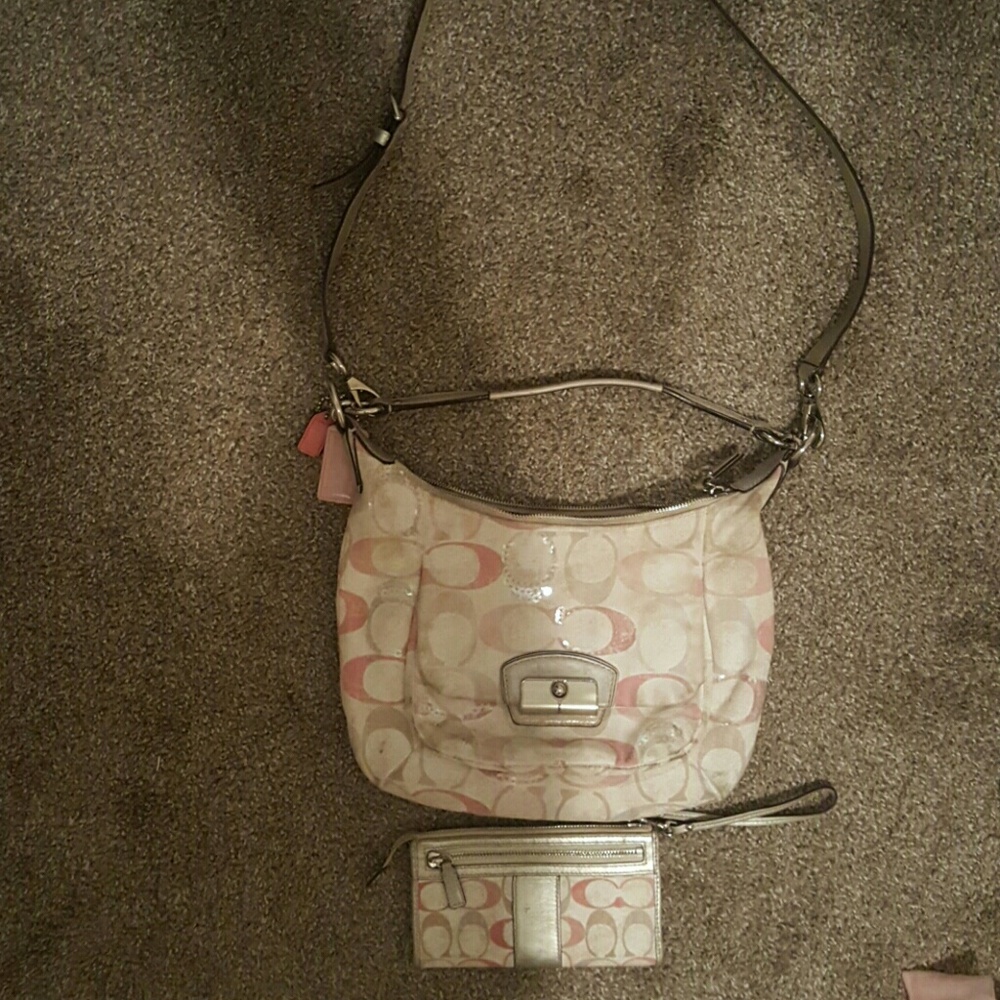 Authentic Coach crossbody handbag