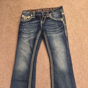 rock revival men's jeans