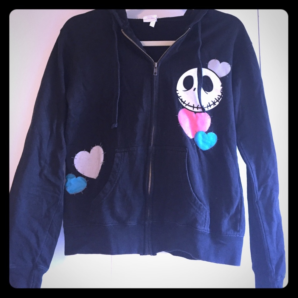 Jack Skellington Zip Up Hoodie