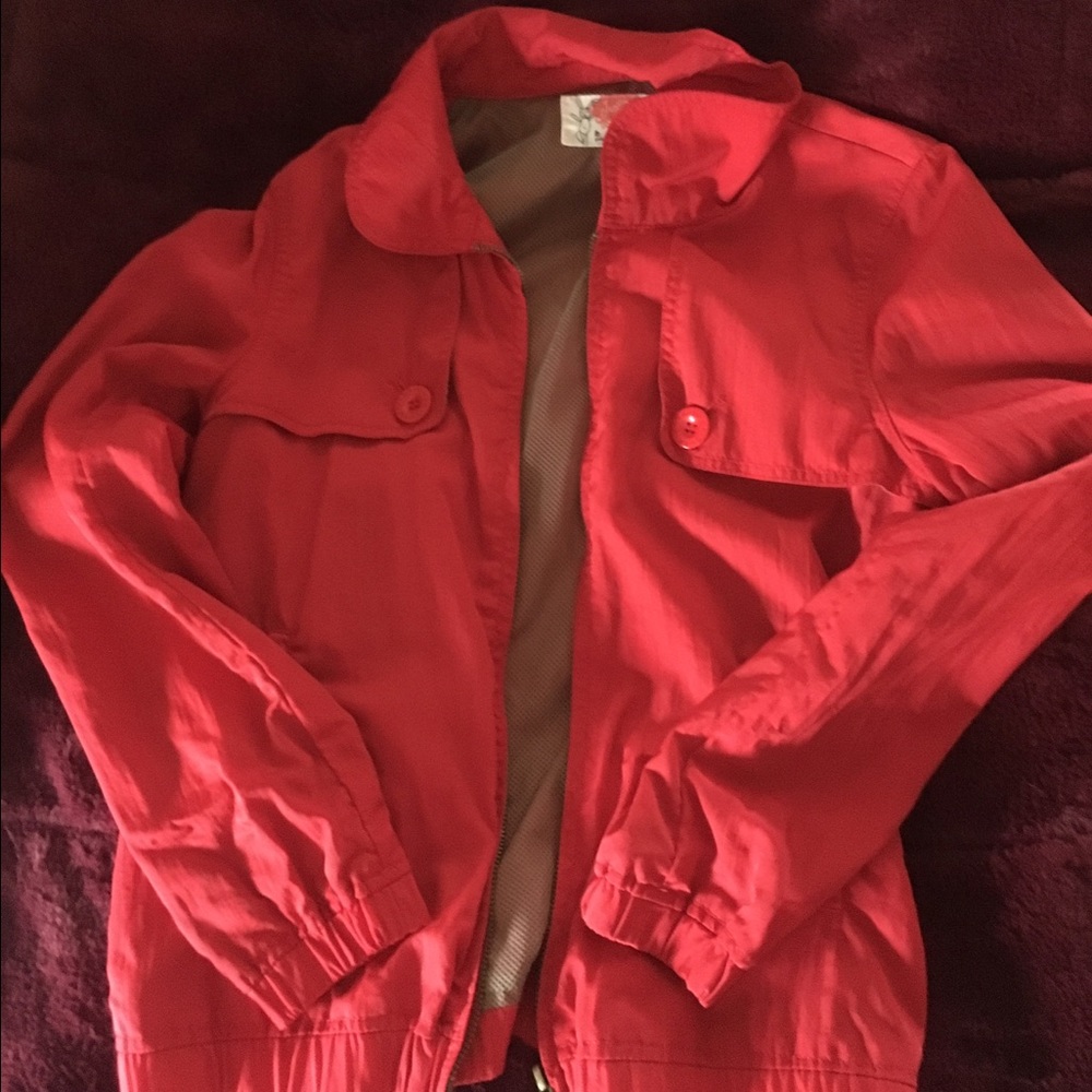 B + ab red jacket