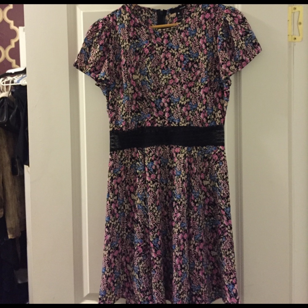 Aqua Floral Sweetie Dress👗