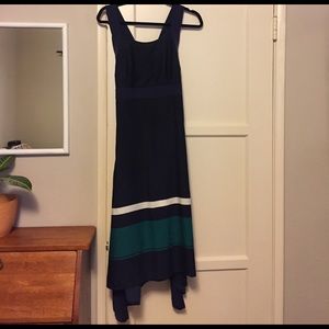 A Pea in the Pod Navy Maternity Dress