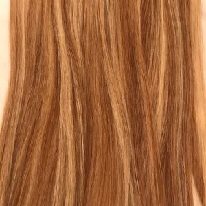 18" Human Blonde Hair Extensions