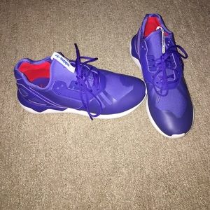 Purple Adidas Tubulars