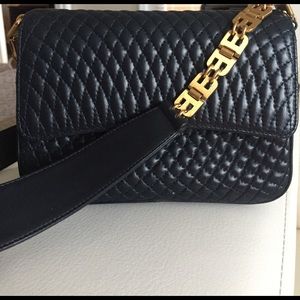 Bally blue leather purse