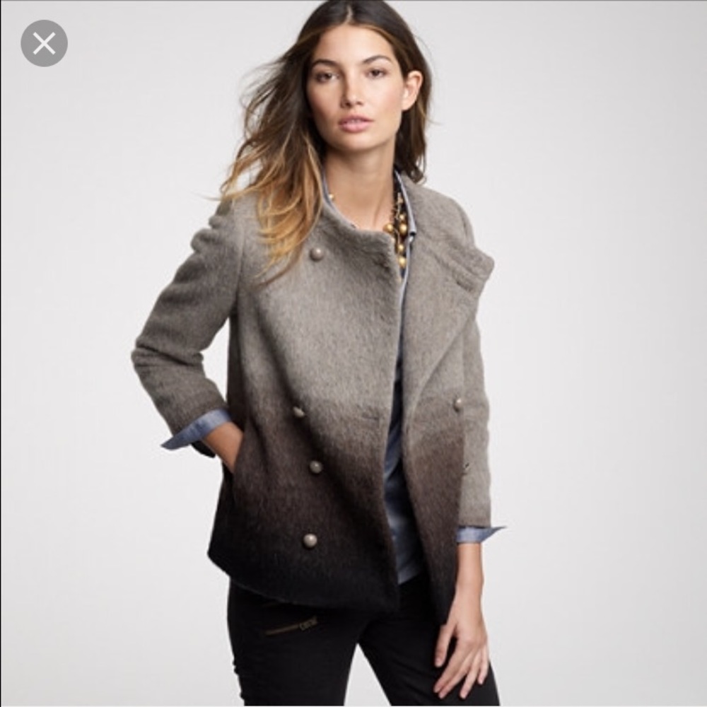 J.crew ombré coat