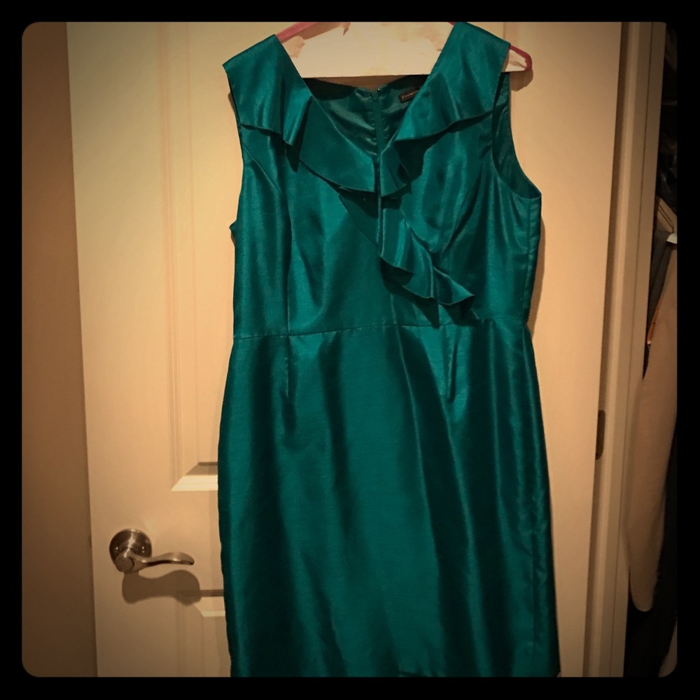 NWT PRESTON AND YORK TEAL/green/blue dress