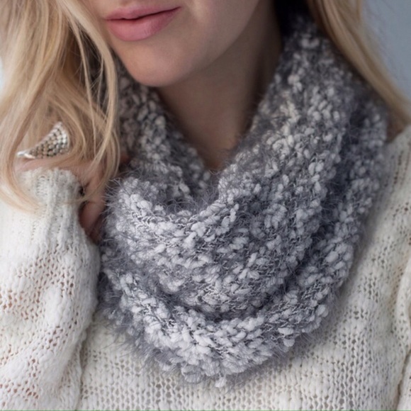 Soft Fuzzy Infinity Scarf - Picture 1 of 5