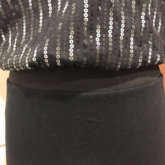 Three Dots Blouson LBD with Ombré Sequins - Picture 5 of 8